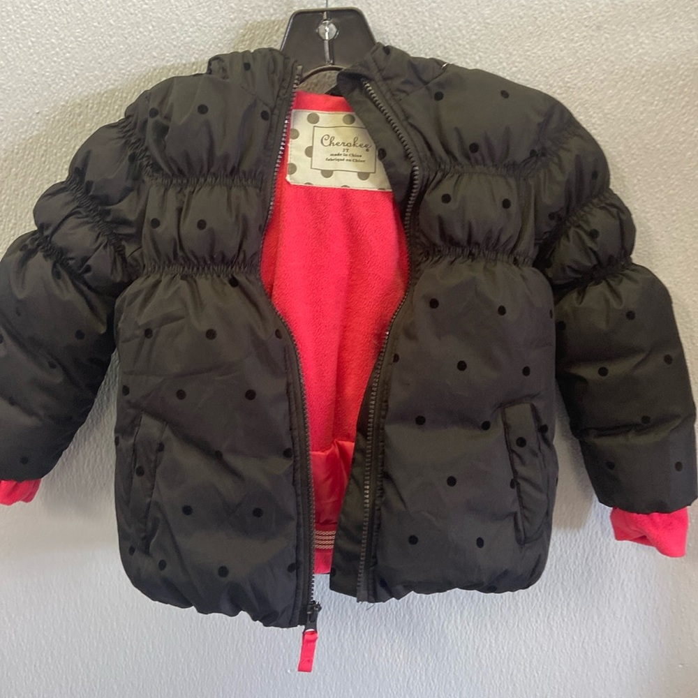 3T girls winter puffy jacket